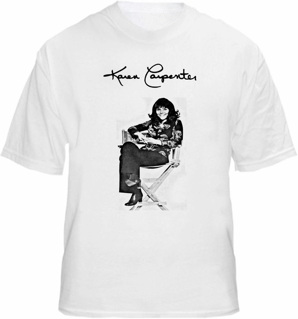 Karen Carpenter T Shirt Signature Print Tee