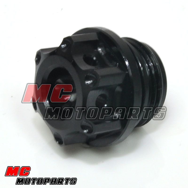 Black oil filler cap Kawasaki NINJA 250R 250 EX250R ZX 10R Z750R Z750