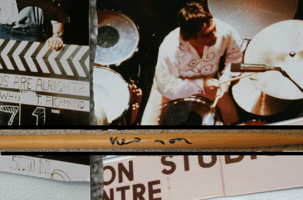 KEITH MOON THE WHO Drumstick SIGNED twice LAST drumstick EVER used in