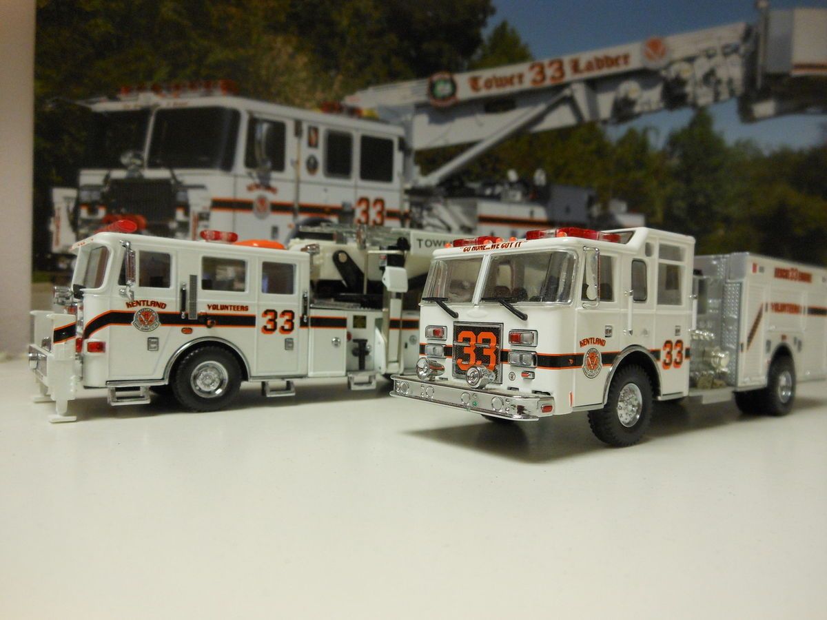 Code 3 Kentland MD Station Set Engine 33 Tower 33