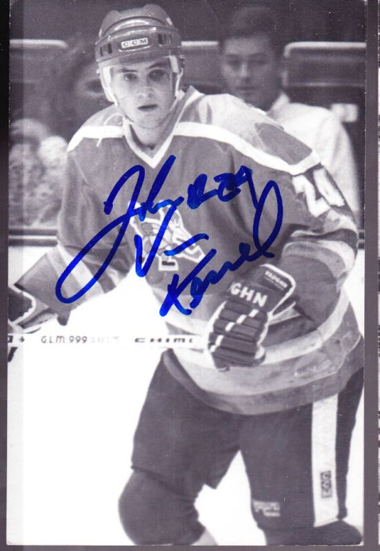 John Van Kessel Phoenix Roadrunners Signed Postcard