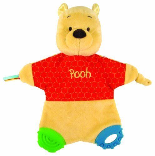 Kids Preferred Classic Pooh Flat Blanky Teether