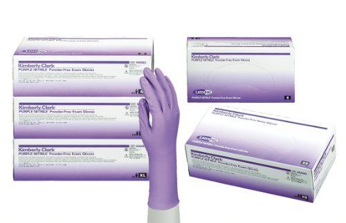 Kimberly Clark Purple Nitrile Xtra Medical Exam Gloves