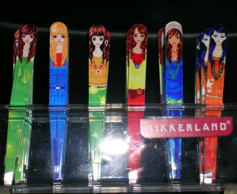 Glam Girl Tweezers 6 Designs by Kikkerland