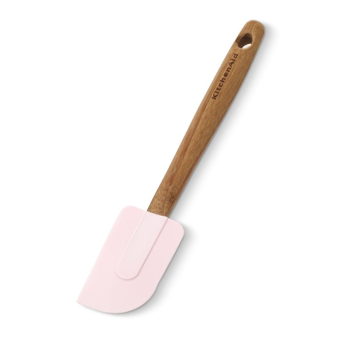 New KitchenAid Classic Bamboo Scraper Spatula Pink