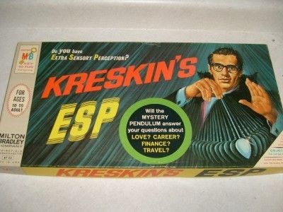 1966 Kreskins ESP Pendulum Milton Bradley Game Kreskin