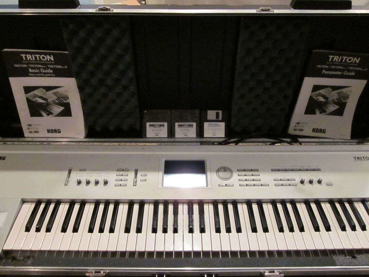Korg Triton Pro w Case and Expansion Boards