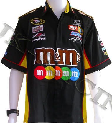 Kyle Busch M M 18 Black NASCAR Racing Pit Shirt s XXL