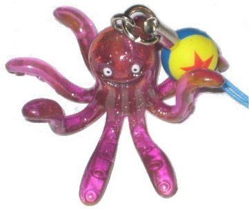 Disney Toy Story 3 Octopus Cell Phone Charm Keychain