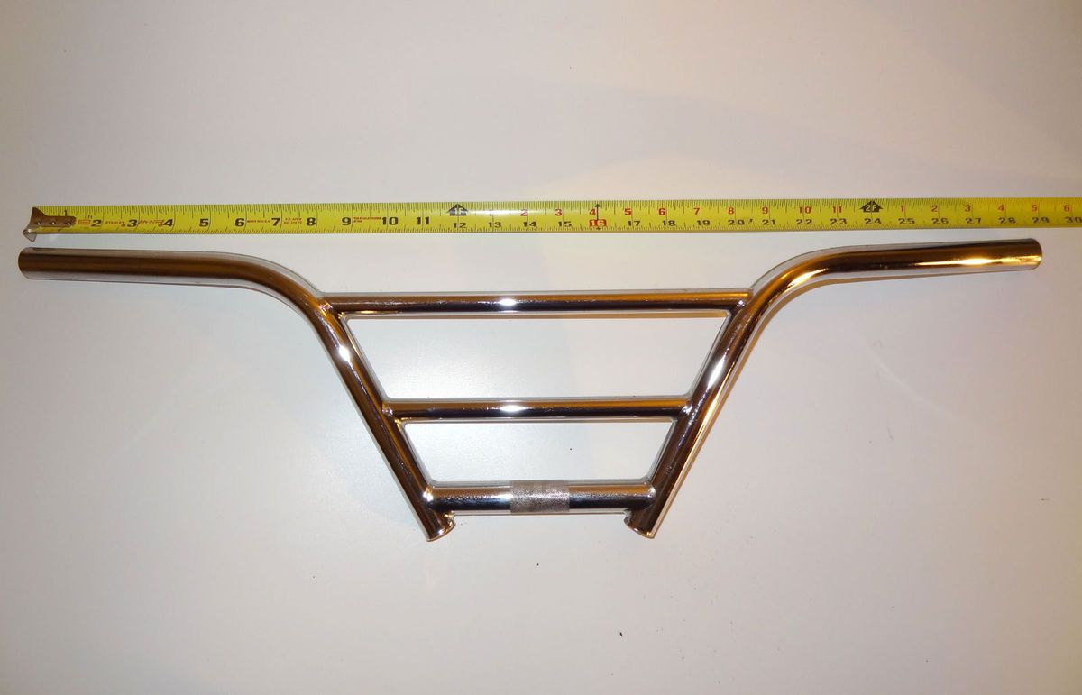 Boss USA Ladder Bars Expert Size 28 5 x 7 5 BMX Chrome