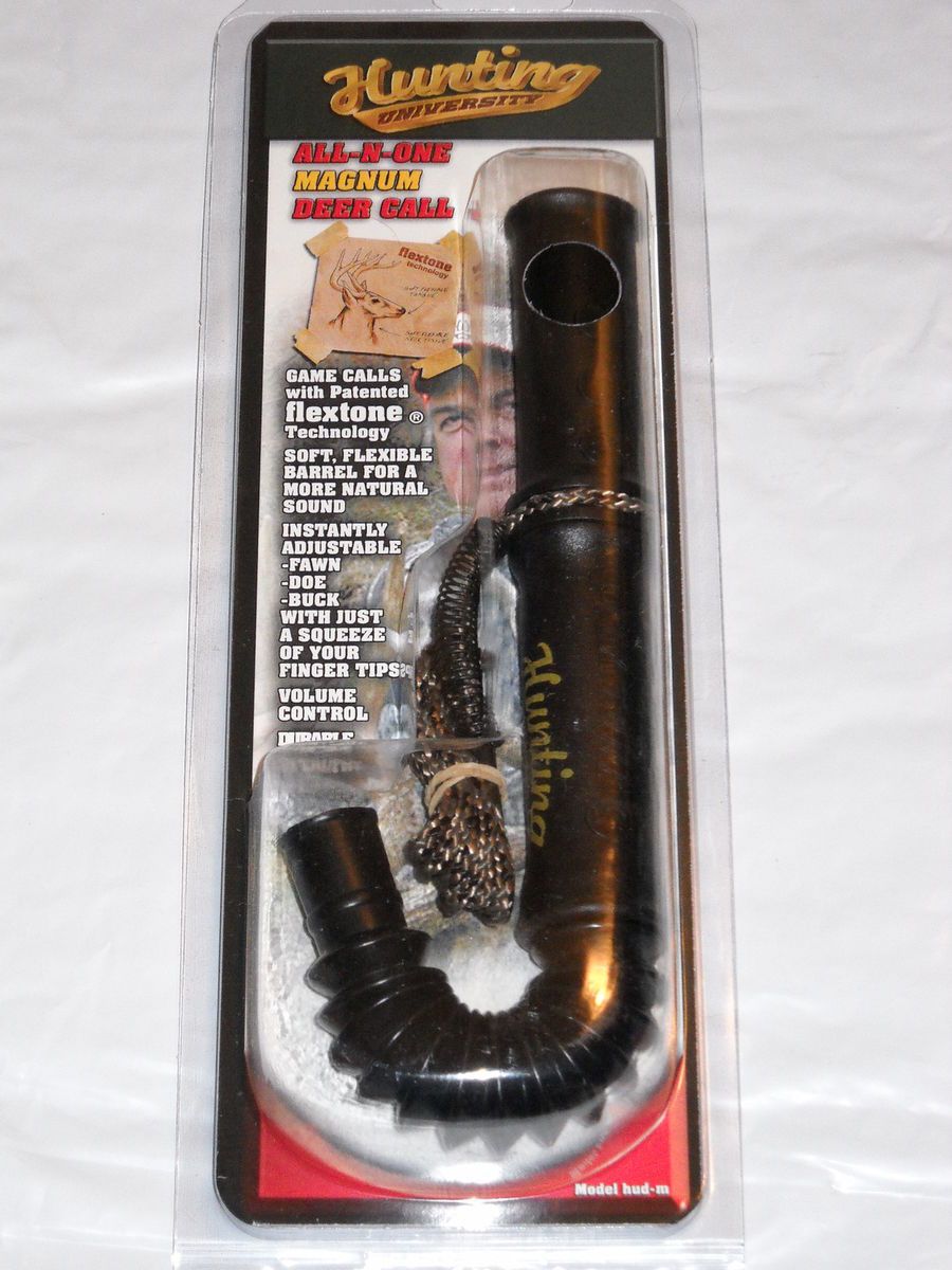 Hunting University All N One Magnum Deer Call with Flextone Technology
