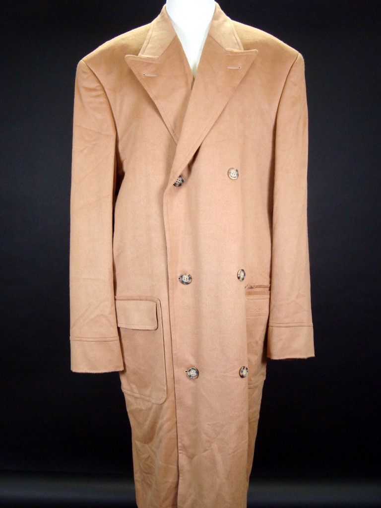 Lamar Odom Custom Cashmere Camel Overcoat