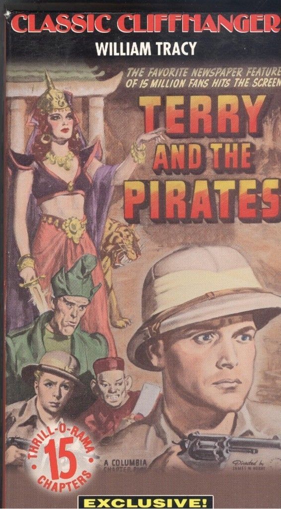 VCI VHS Videos Terry and The Pirates Classic Cliffhanger