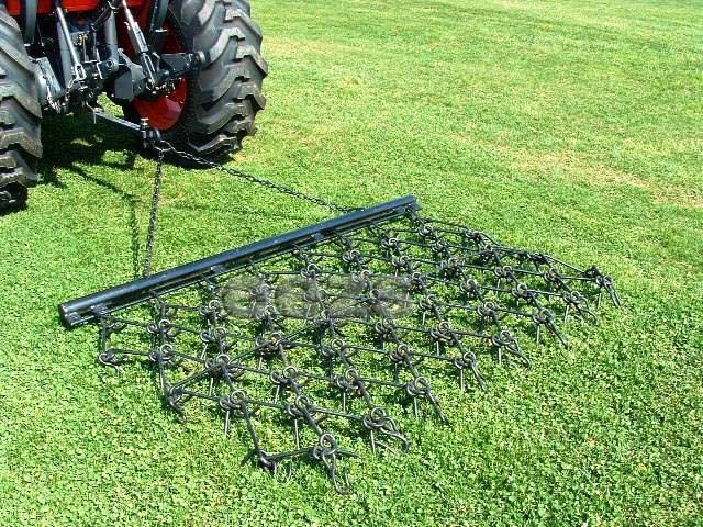 x3 Chain Harrow Landscape Lawn Drag Arena ATV Rake