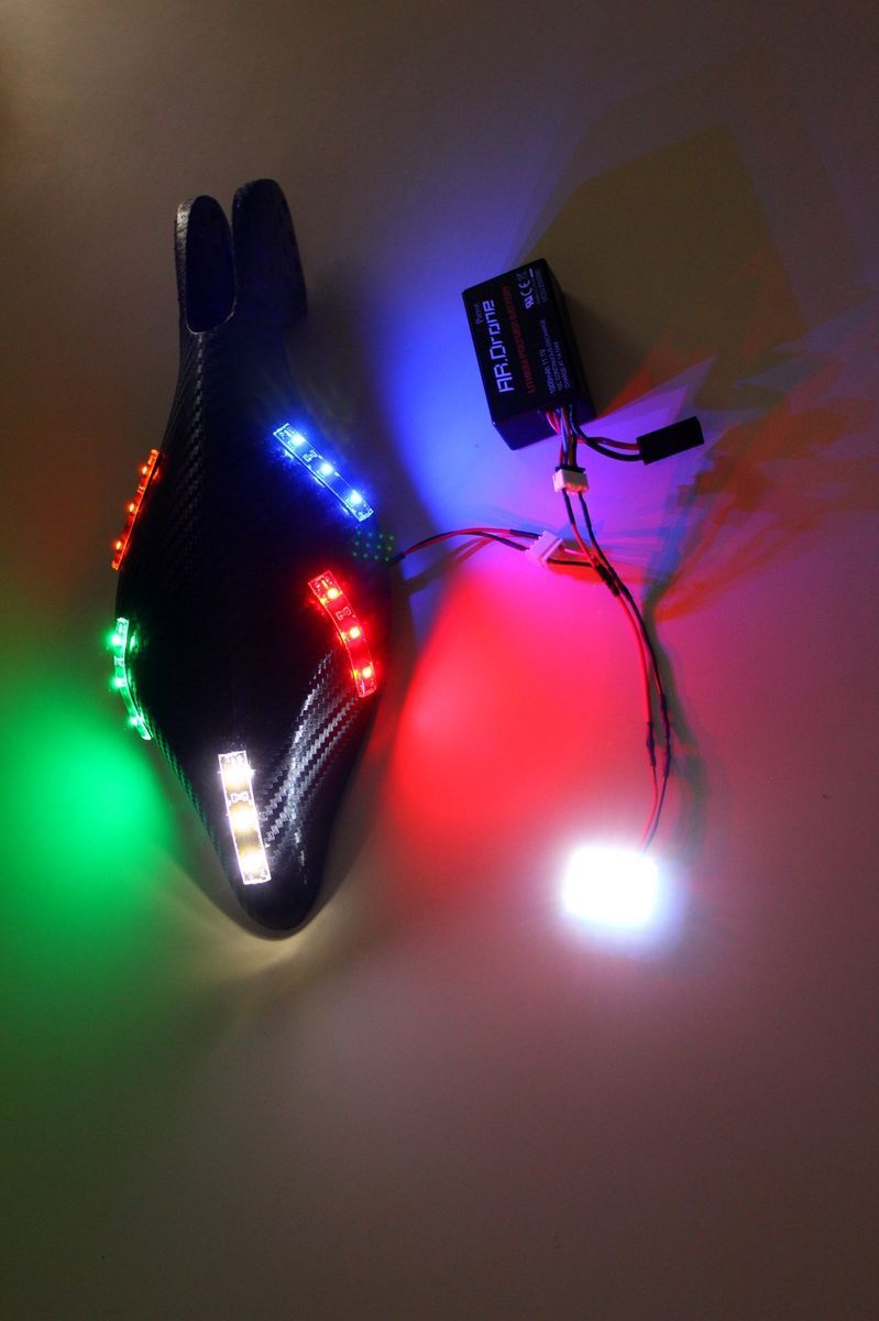 New Parrot AR Drone Outdoor Hull Light Mod