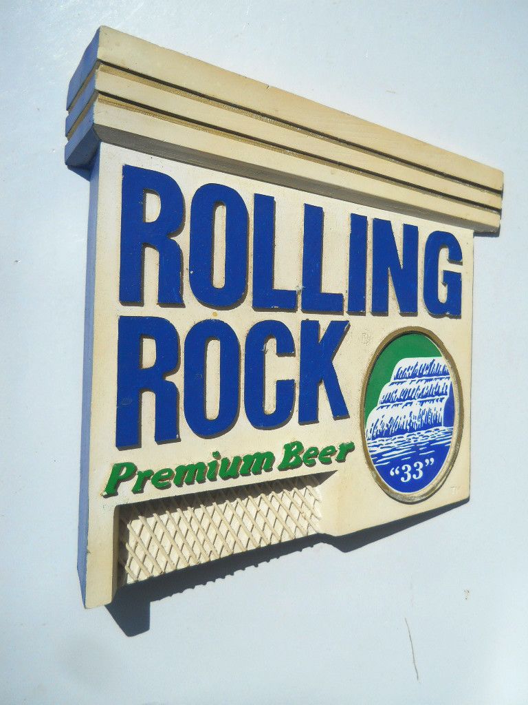 Rolling Rock Beer Sign Composite Latrobe PA Excellent