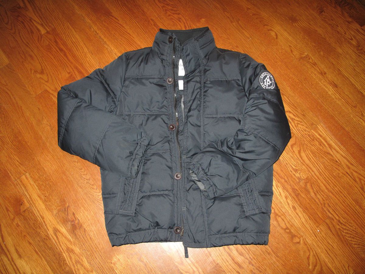 Abercrombie and Fitch Latham Pond Down Jacket XL Navy Great Condition