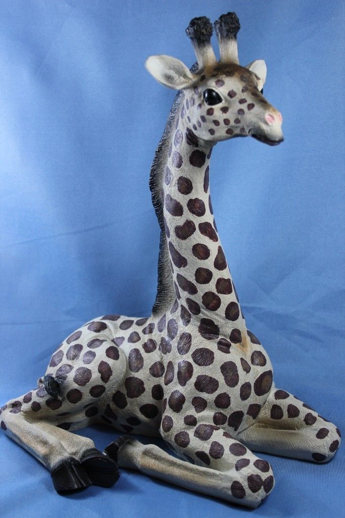 New Giraffe Statue Figurine Sculpture