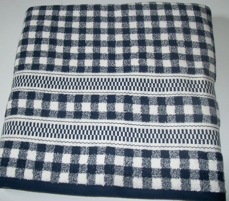 Ralph Lauren Talmadge Hill Gingham Cream B Bath Towel