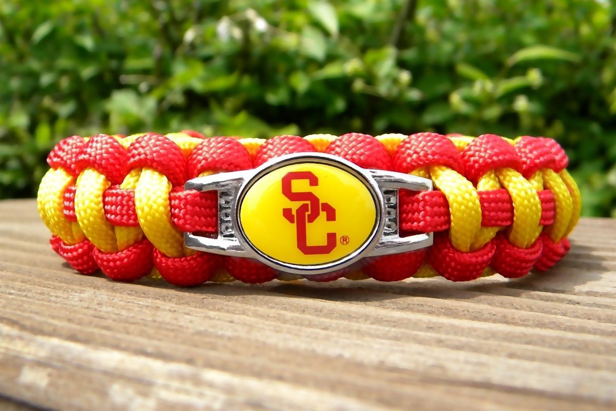 NCAA Paracord Bracelets Custom Made to Order