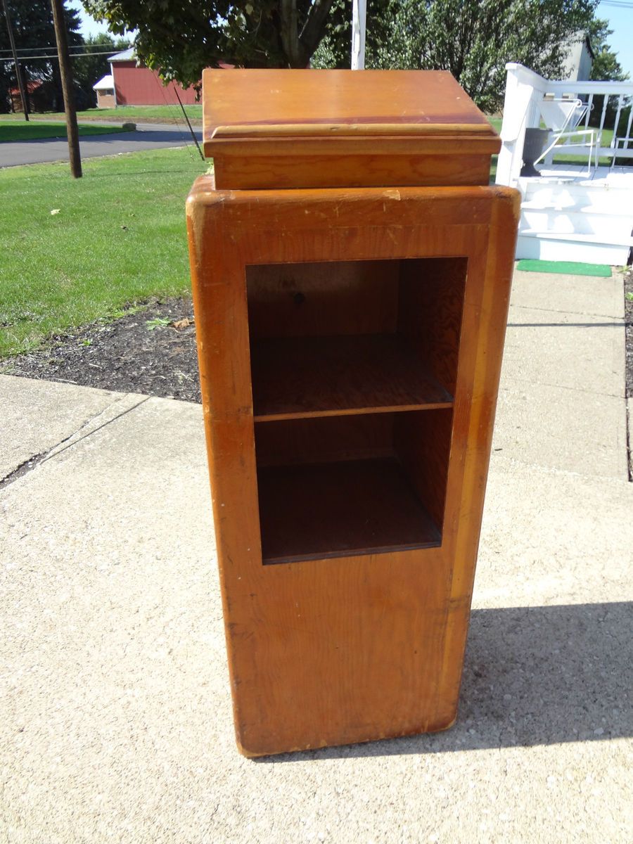 Wood Shabby Church Podium Pulpit Seminar Lecture Retro Religious Stand