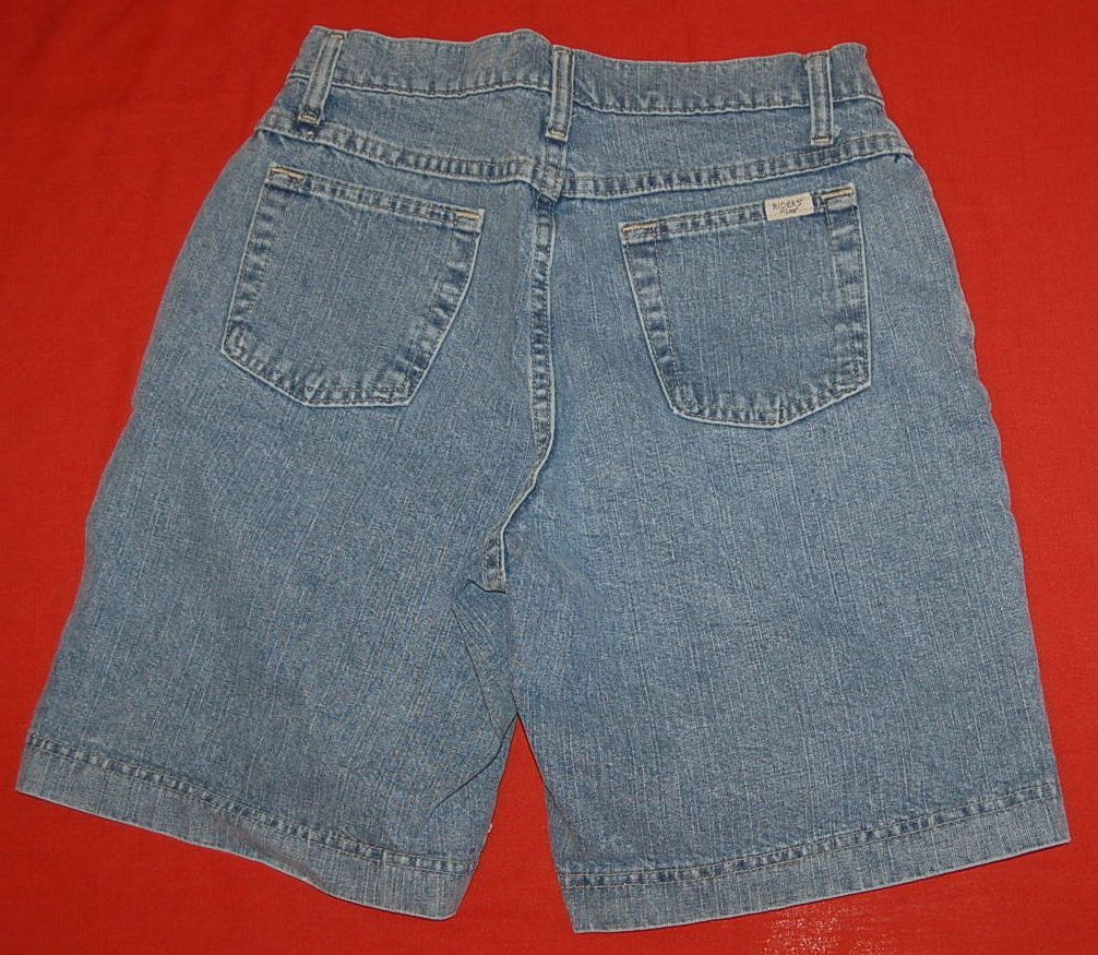 Lee Riders 8 M Light Blue Denim Jean Shorts Womens 29x10