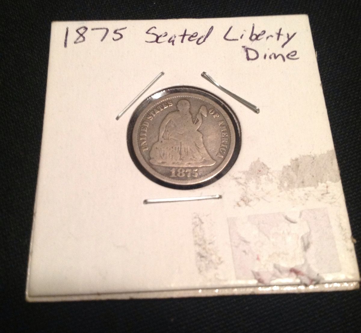 Silver 1875 Seated Liberty Dime