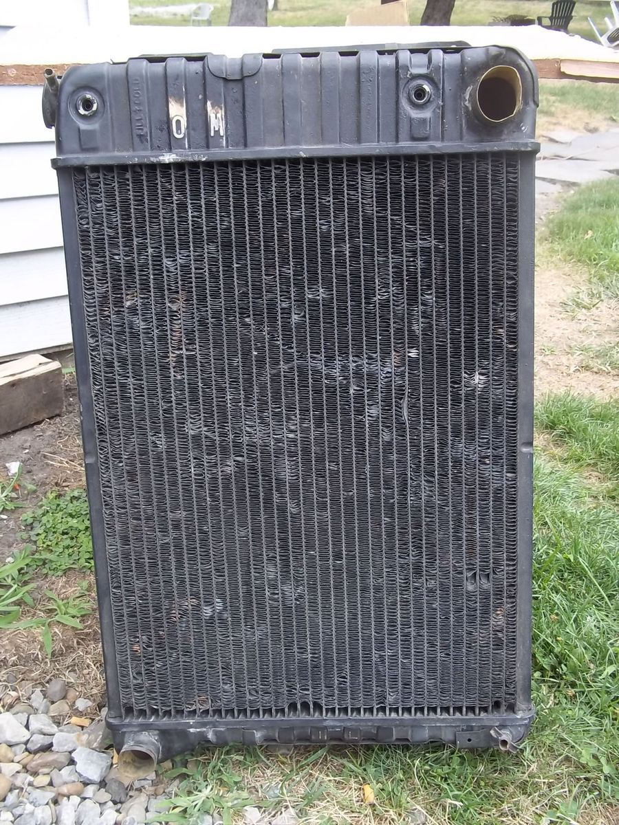 1969 Camaro Radiator 396 4 Row Orig Harrison Auto Orig