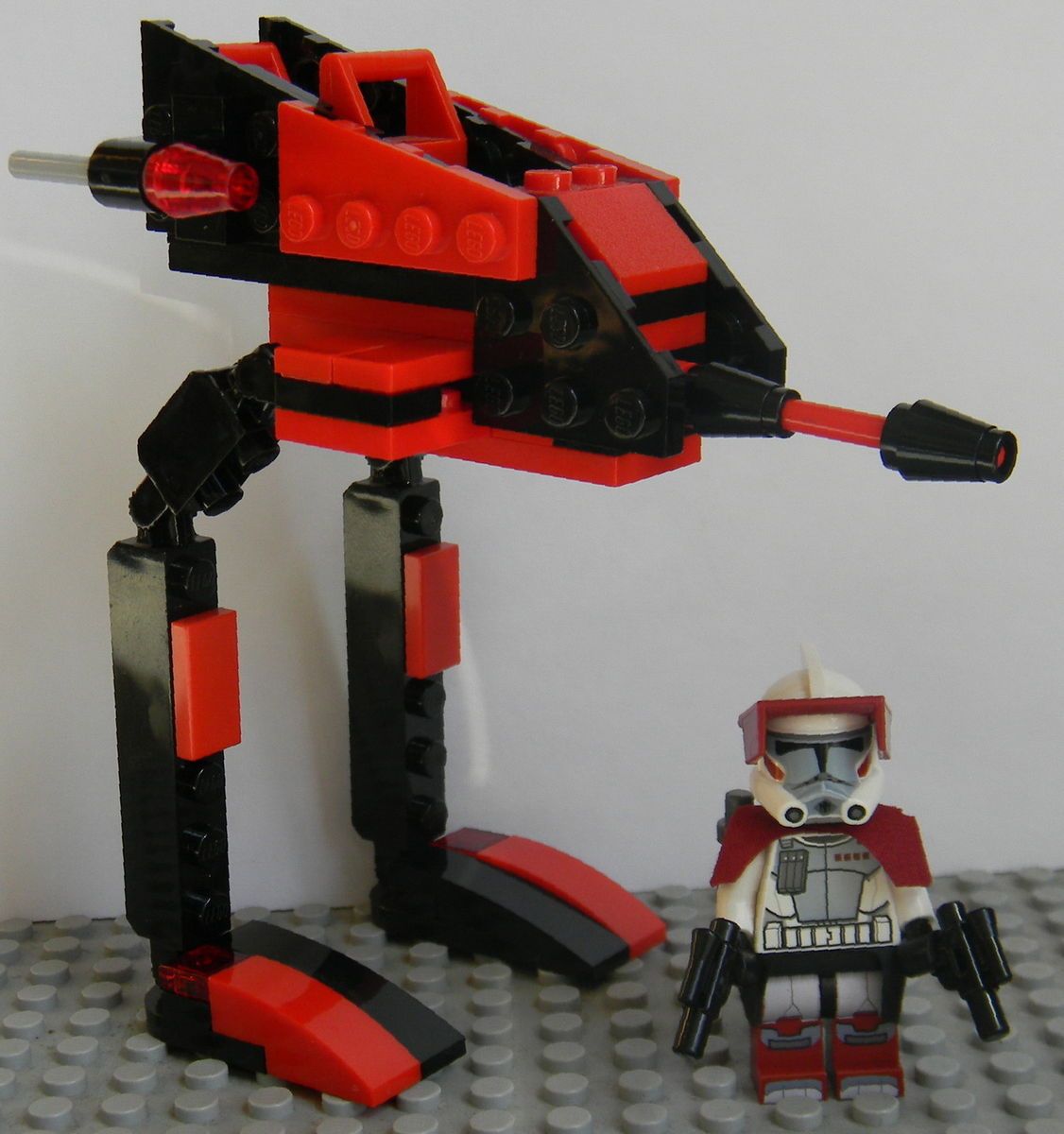 LEGO STAR WARS CLONE WARS NEW 9488 ARC CLONE TROOPER CUSTOM 8014 AT RT