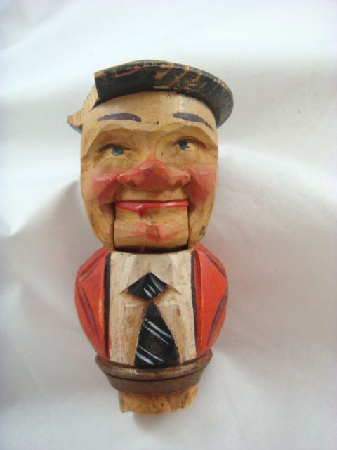 Vintage Antique Anri Italian Wine Cork Mechanical Bottle Stopper