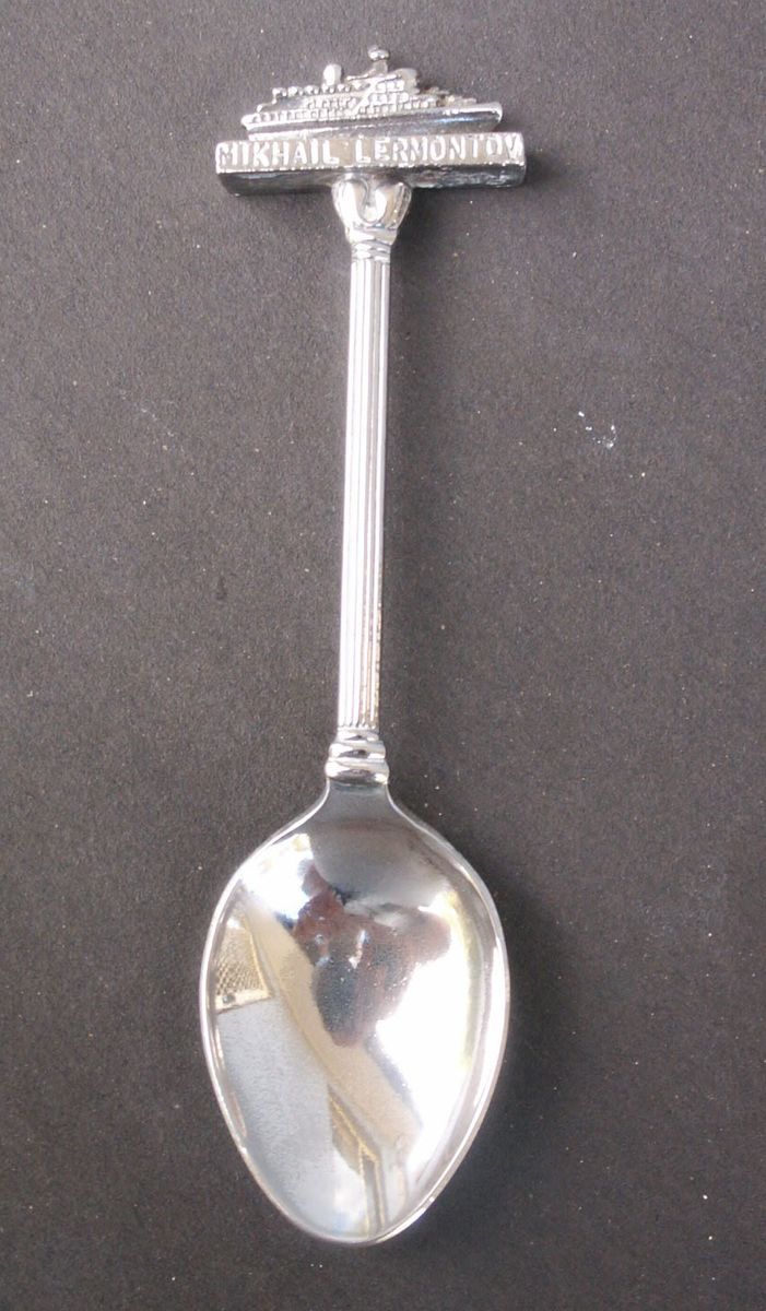 Mikhail Lermontov Souvenir Spoon Sunk in 1986 of NZ Coast