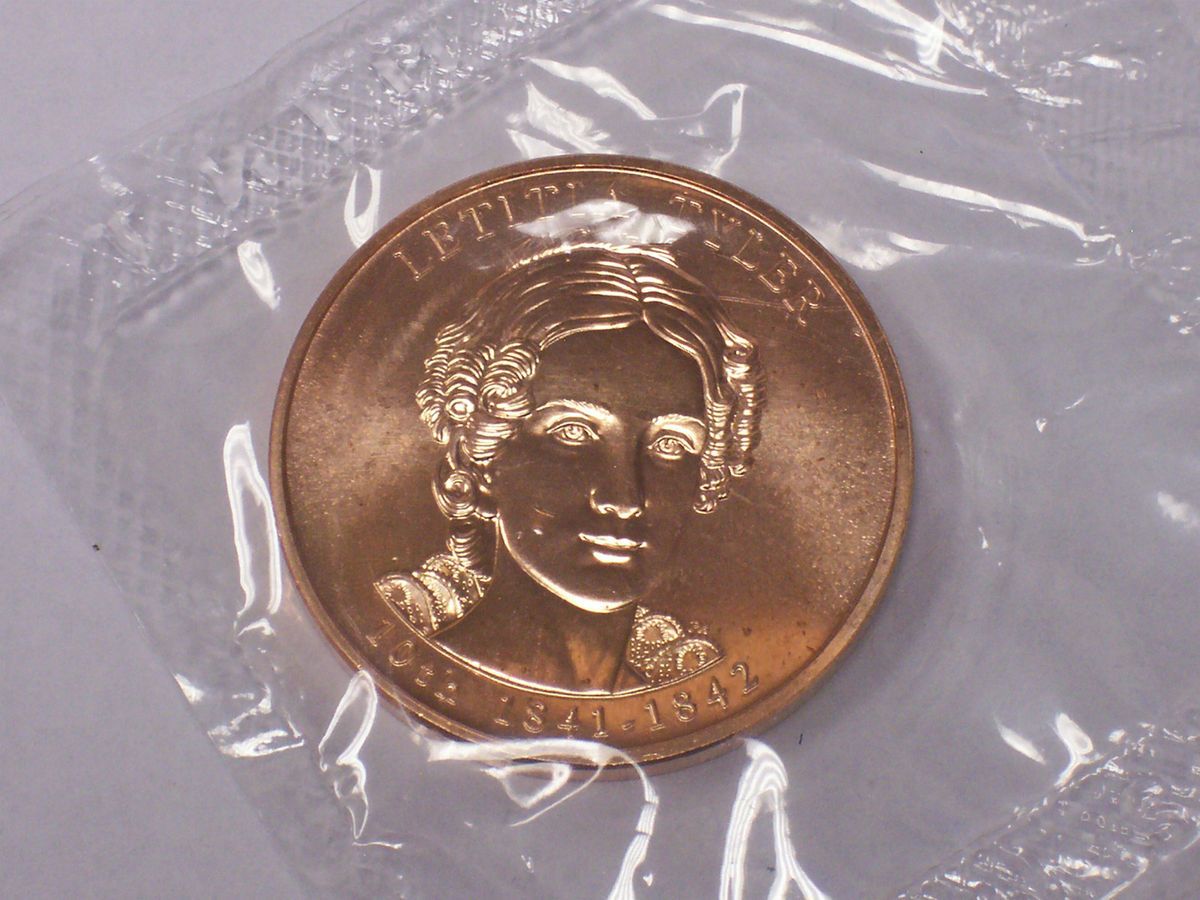 Nice 2009 Mint SEALED Letitia Tyler First Spouse Medal D