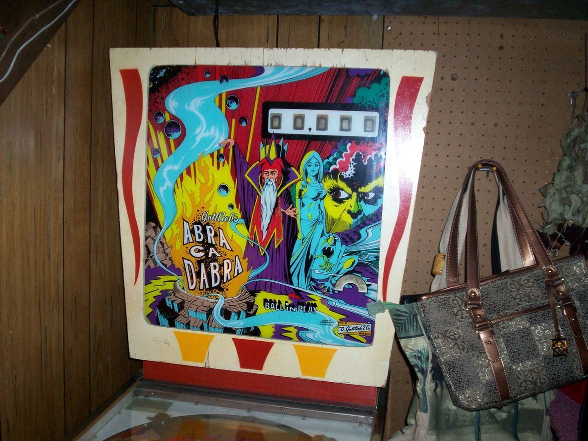 RARE Abra Cadabra Pinball Machine Gottleib