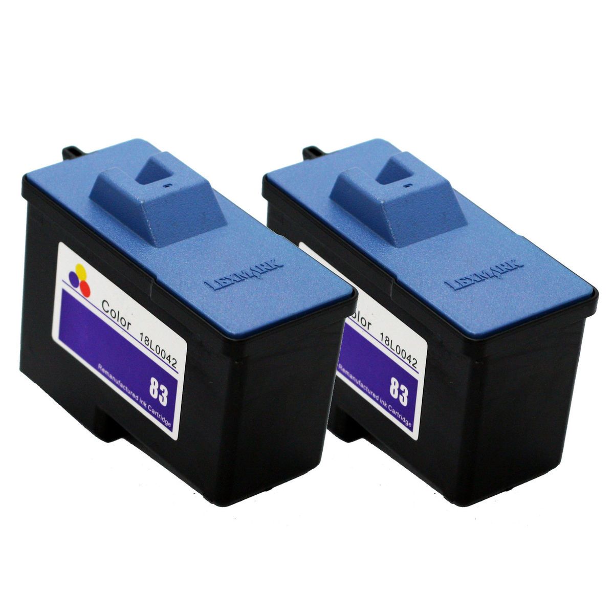 2pk Lexmark 83 Ink Cartridge 18L0042 for X5150 X6150 X6170 Z55 Z55SE