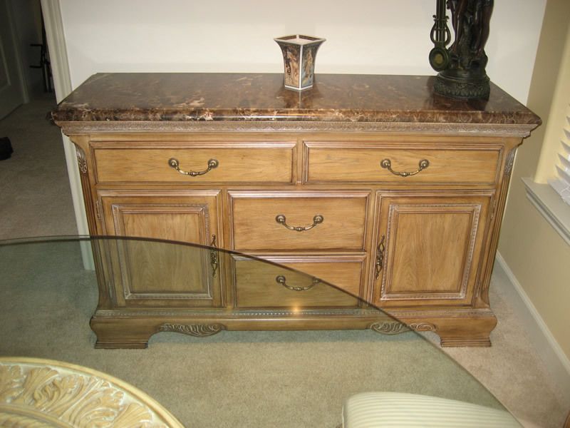 Lexington Camden Hall Buffet with Marble Top