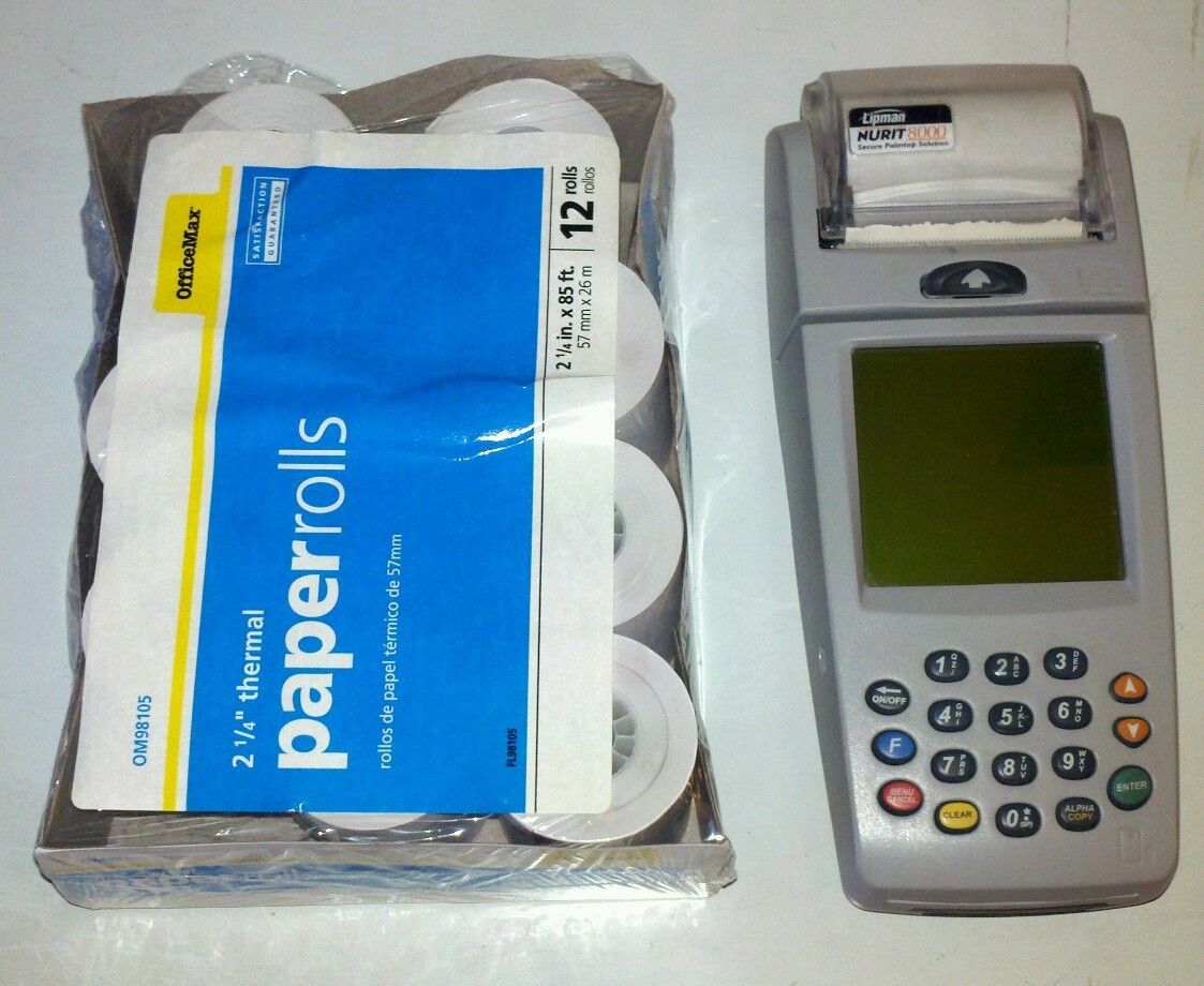 Verifone Lipman Nurit 8000 POS Wireless Terminal