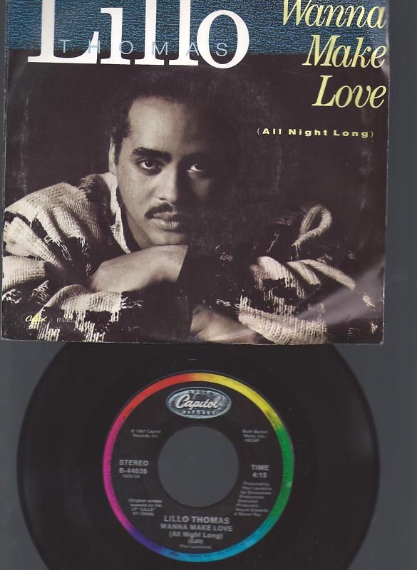 Lillo Thomas Wanna Make Love I Like Your Style 45 RPM