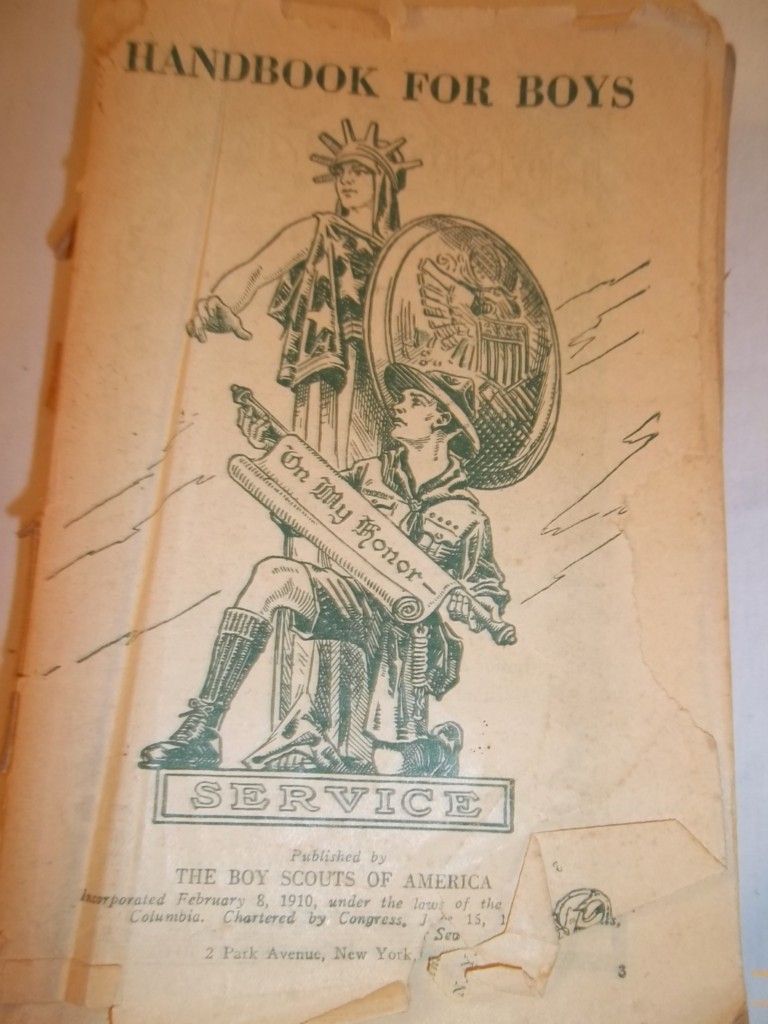 Antique Boy Scouts of America Handbook 1910 Circa 1936