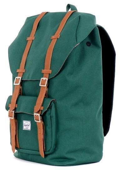 HERSCHEL SUPPLY CO LITTLE AMERICA BACKPACK 23L LAPTOP BAG MOSS