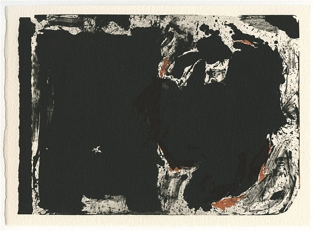 Robert Motherwell Lithograph Lament for Lorca