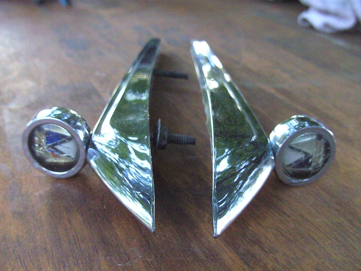 Vintage 63 Ford Falcon Fender Marker Pair LH RH