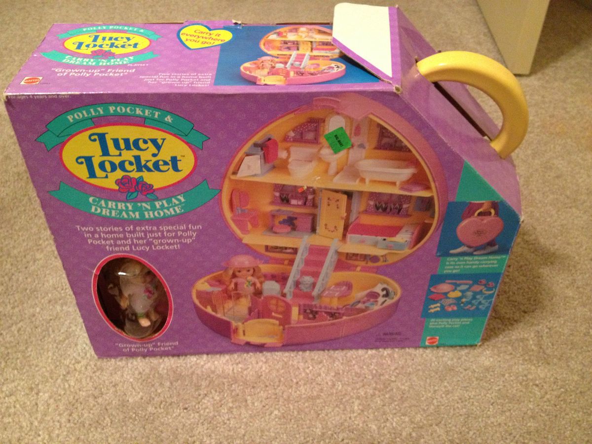 Mattel Polly Pocket Lucy Locket Carry and Play Dream Home