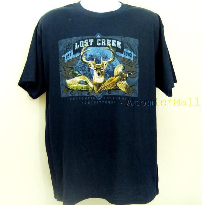 Mens T Shirt Lost Creek Outfitters Hunting Frame L