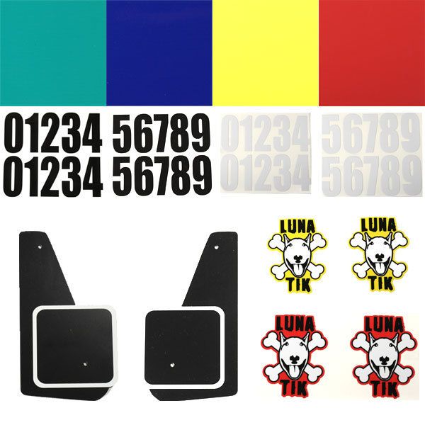 Losi 5IVE T LunaTik Number Plates