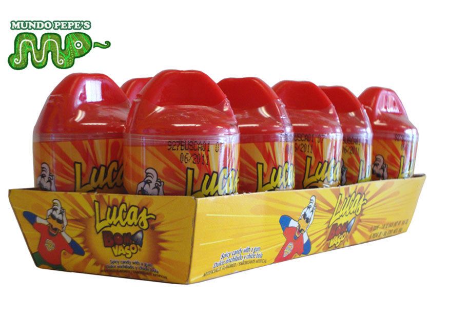 Lucas Bom Vaso Original Mexican Gum Spicy Candy on PopScreen