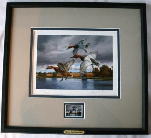 Ducks Unlimited 2005 David Maass 22nd Annual Stamp Print