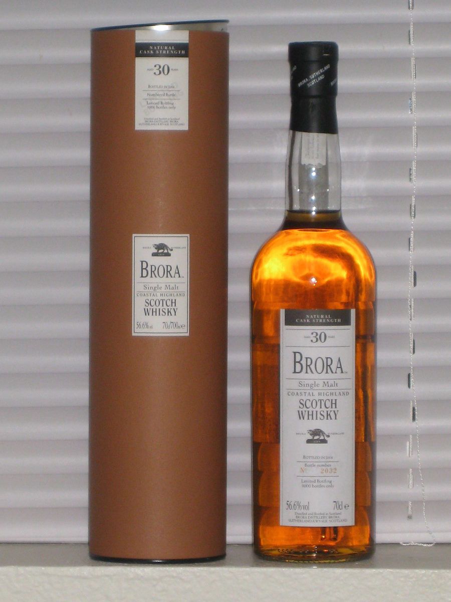 Brora 2004 30 Year Old Cask Strength Single Malt Scotch