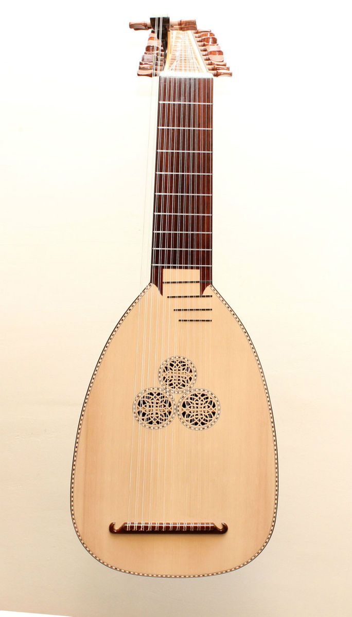 Handmade Baroque Lute by Saadettin Sandi and Bahadir Sandi