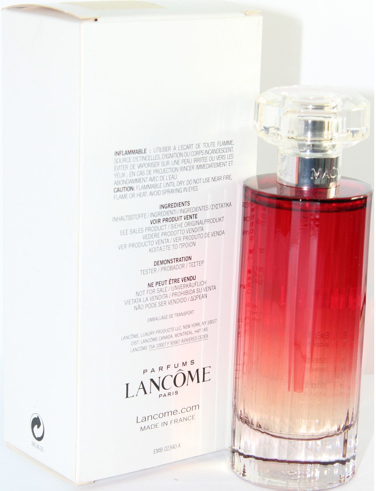 Magnifique 2 5 oz EDP Spray Tester for Women by Lancome New in Tester