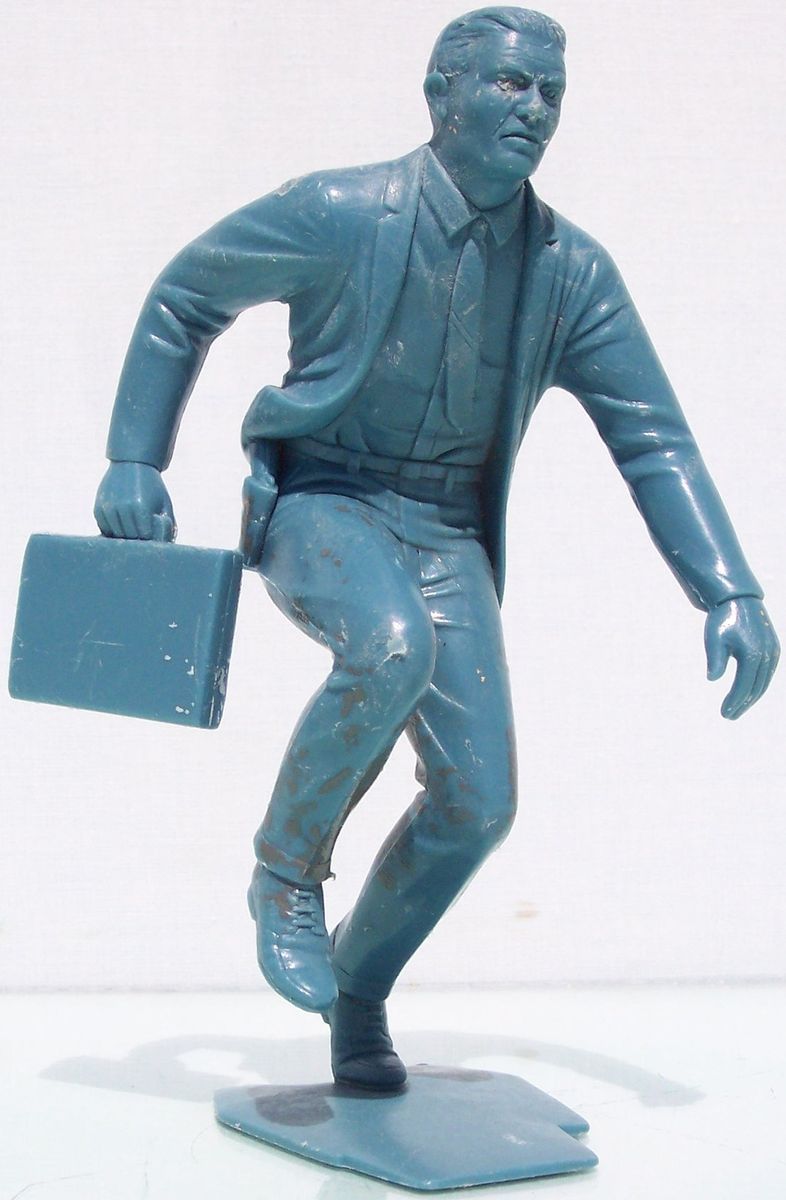 Marx Man from U N C L E Spy Running with Briefcase G